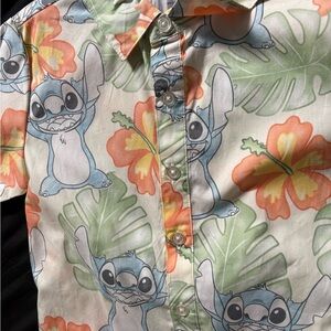 Disney Kids stich aloha shirt and shorts size 3t